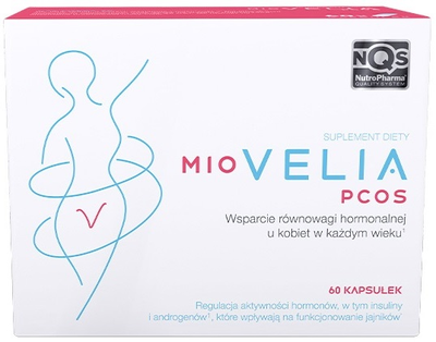 Suplement diety NutroPharma Miovelia PCOS 60 kapsułek (5904161800521)