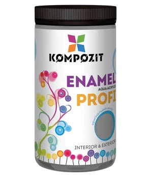 Емаль акрилова PROFI KOMPOZIT Сіра 0.8л