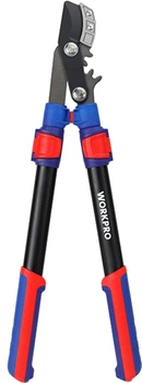 Веткорез садовый телескопический Workpro PRO с опорной наковальней (WP332022)