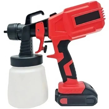 Краскопульт Cordless Paint Spray Gun аккумуляторный, 400w, 800мл, красный (CPSG10)