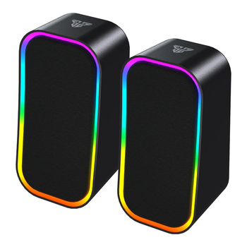 Компьютерные колонки Fantech GS304 Groove RGB подсветка,Bluetooth V5.3,подключаются с помощью USB и 3.5 мм TRS-разъёма Black