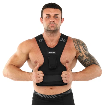 Утяжелитель жилет с регулируемым весом 1-10кг Zelart WEIGTH VEST черный TA-7812-10