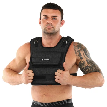 Утяжелитель жилет с регулируемым весом 10кг Zelart WEIGTH VEST черный TA-7805-10
