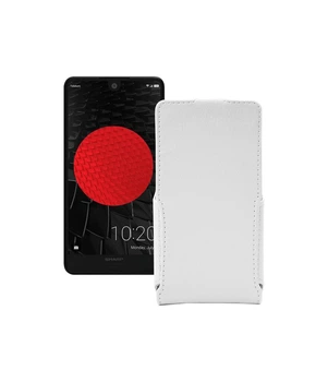 Чохол-флип з екошкіри для телефону Sharp C10 (SH-Z01) Білий