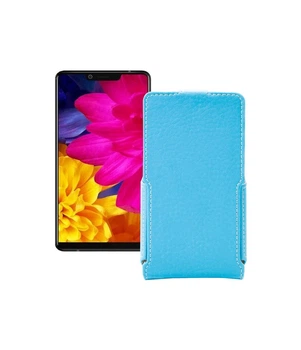 Чохол-фліп із екошкіри для телефону Sharp Aquos S3 Синій