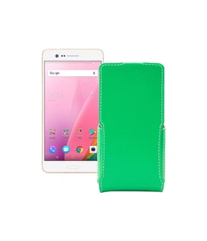 Чохол-флип з екошкіри для телефону Sharp Z3 Зелений