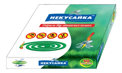 Спіраль від комарів та мух Некусайка
