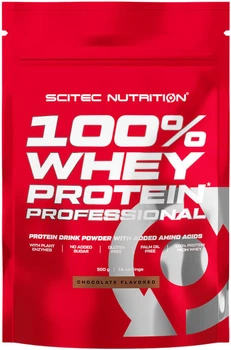 Сироватковий протеїн Scitec Nutrition 100% Whey Protein Prof порошок 500 г Шоколад (5999100021839)