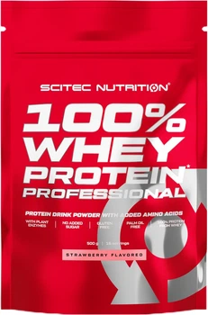 Сироватковий протеїн Scitec Nutrition 100% Whey Protein Prof порошок 500 г Полуниця (5999100021846)