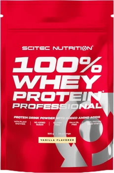Сироватковий протеїн Scitec Nutrition 100% Whey Protein Prof порошок 500 г Ваніль (5999100021822)