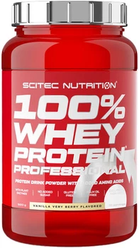 Сироватковий протеїн Scitec Nutrition 100% Whey Protein Prof порошок 920 г Ваніль Very Berry (5999100021778)