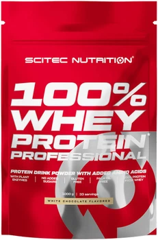 Сывороточный протеин Scitec Nutrition Whey Protein Prof. порошок 1000 г Белый шоколад (5999100029378)