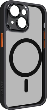 Чехол для смартфона ArmorStandart Unit MagSafe SE для Apple iPhone 15 Black/Orange (ARM75361)