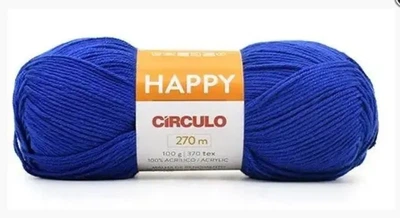 2829 HAPPY пряжа (100% акріл , 100гр. 270м.), синій