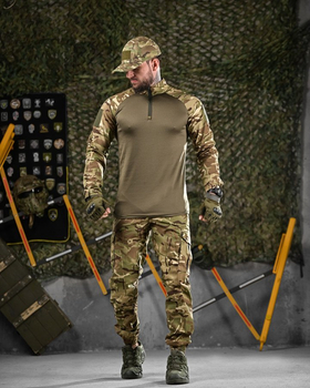 Тактический летний комплект 3 в 1 штаны, бейсболка, UBACS Combat Force Multicam S
