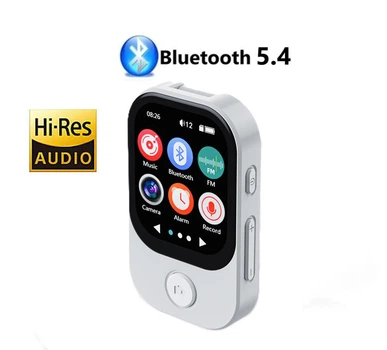 MP3 плеєр Rock Star M8 2.0" Bluetooth 5.4 Hi-Fi 32Gb з відео камерою сенсорний Type C білий