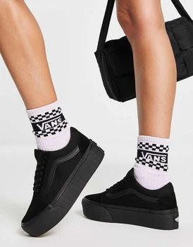 Кеди VANS Old Skool Plat Чорний 36.5 VN0A3B3UBKA1