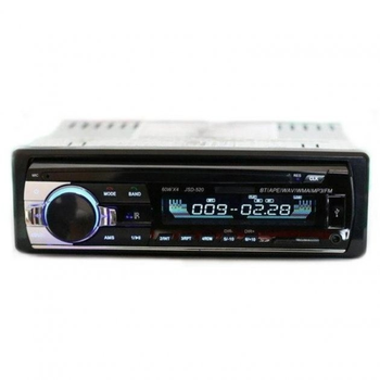 Потужна чорна магнітола Pioneer JSD-520 з Bluetooth та потужністю 4x60 Вт