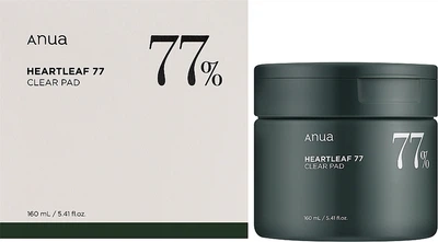 Тонер-педы для лица ANUA Heartleaf 77% Clear Pad 70 шт