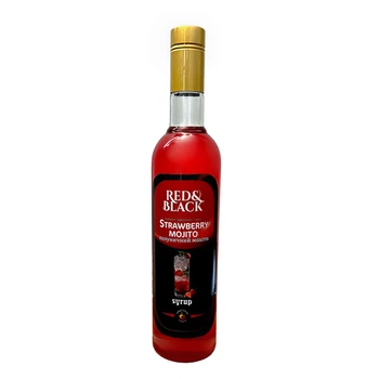 Сироп Полуничний мохіто 0,7 л (0,9 кг) Red&Black
