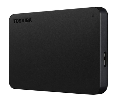 Внешний жесткий диск Toshiba Canvio Basics A3 320Gb USB 3.0 Портативный HDD накопитель Black для ноутбука ПК хранения данных Mac OS OTG Android 320 Гб АРТ: В320