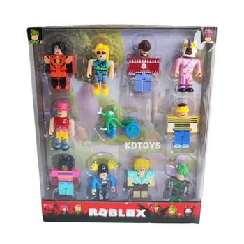 Игровой набор фигурок Roblox 10 героев и Велосипед Коллекционные фигурки Роблокс (683-3)