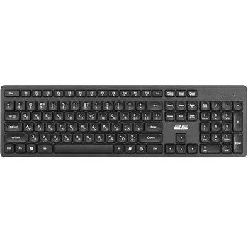 Клавіатура бездротова 2E KS260 WL EN/UKR Black (2E-KS260WB) Чорний 24258