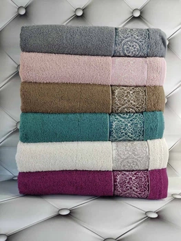 Махровые полотенца Lara 50х90см Mia soft