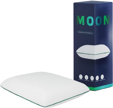 Подушка ортопедична Noble Moon Біла MemoFoam M 59х43х10 см (4823072703169)