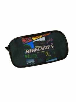 Пенал школьный для мальчика Майнкрафт Муви Minecraft Moovie одно отделение на змейке