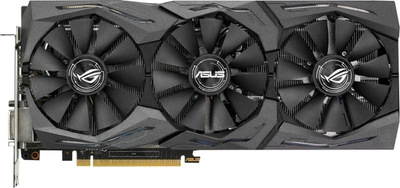Відеокарта Asus GTX 1080 8Gb Strix OC 11Gbs (ROG-STRIX-GTX1080-O8G-11GBPS) Б/У 307240