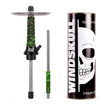Шахта Sunrise Hookah Windskull ROCK Green 45 см