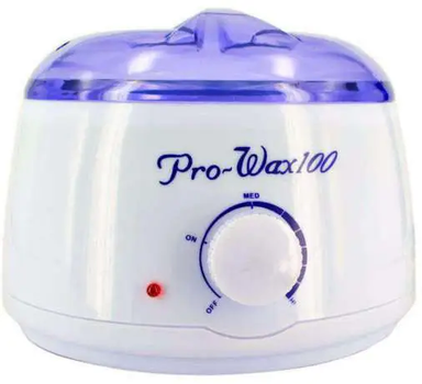 Воскоплав баночный с терморегулятором PRO-WAX 100 White для воска 400 мл