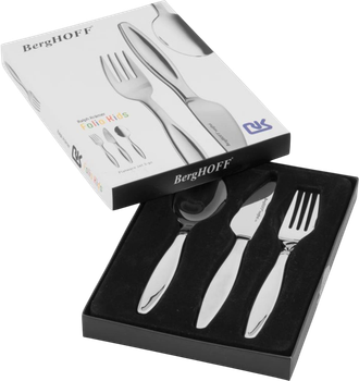 Zestaw sztućców BergHOFF Essentials Folio Kids dla dzieci 3 elementy (5413821059228)