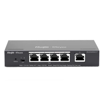 POE коммутатор Ruijie RG-ES205GC-P 5 портов 30 Вт PoE скорость до 10 Гбит/с