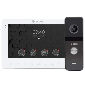 Комплект відеодомофону BCOM BD-780FHD White Kit