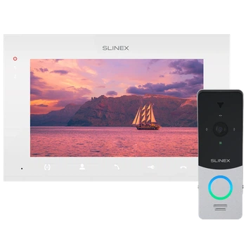 Комплект відеодомофону Slinex ML-20HD(Black)+SQ-07MTHD(White)