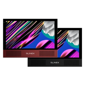 Відеодомофон Slinex Sonik 10 10" дюймів, чорний/червоний