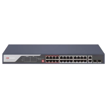 24-портовий POE комутатор Hikvision DS-3E0326P-E(C)