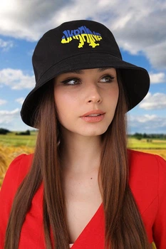 Панама Braxton «Ukraine» черный летний Для женщин (1450)