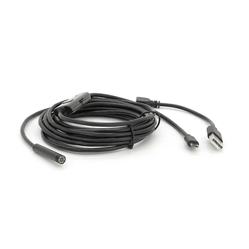 Эндоскоп HD 3в1 MicroUSB/PC мягкий провод 3.5м камера для осмотра труднодоступных мест