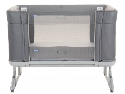 Дитяче ліжечко Chicco Next2Me Forever Moongrey 3 в 1 Сіре (8058664140510)