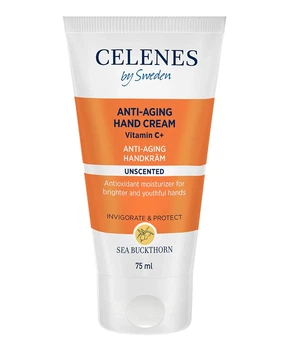 Антивозрастной крем для рук с облепихой Celenes sea buckthorn anti-aging hand cream unscented 75 мл
