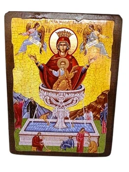 Икона Живоносный Источник 210*280 мм (на дереве)