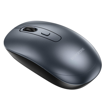Манипулятор мышь BOROFONE BG13 Winner 2.4G business wireless mouse Black Metal Gray