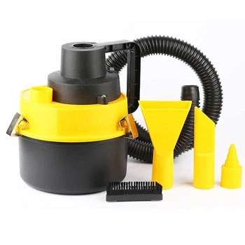 Автомобильный пылесос для сухой и влажной уборки The Black Multifunction Wet and Dry Vacuum компактный