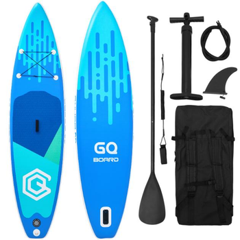 Надувна Sup дошка 11' GQ Blue, Двошаровий Сап Борд , Турінговий Сап 335