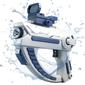 Водний пістолет електричний Бластер на акумуляторі Space Electric Water Gun Синій