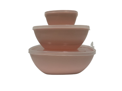 Контейнери Pear Empire EM2634 з кришкою і клапаном, харчовий пластик, 0.3/1.2/1.7 л, 3 шт