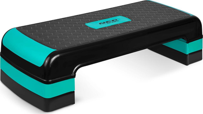 Степ платформа для тренувань Neo Sport 3 ступінчаста ns 402 бірюзова (5903890606091)